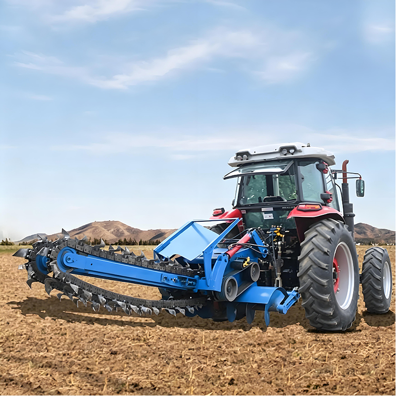 Farming Agriculture Land - Гидравлический траншеекопатель для сельскохозяйственных тракторов: машина