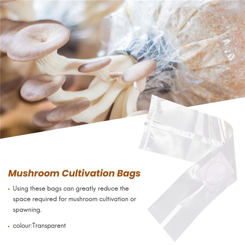 100 шт. пакетов для выращивани – обзор и цена Mushroom Spawn Bag