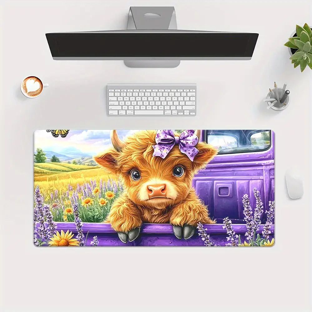 Милый коврик для стола с изобр – обзор и цена Cow Mat Rubber