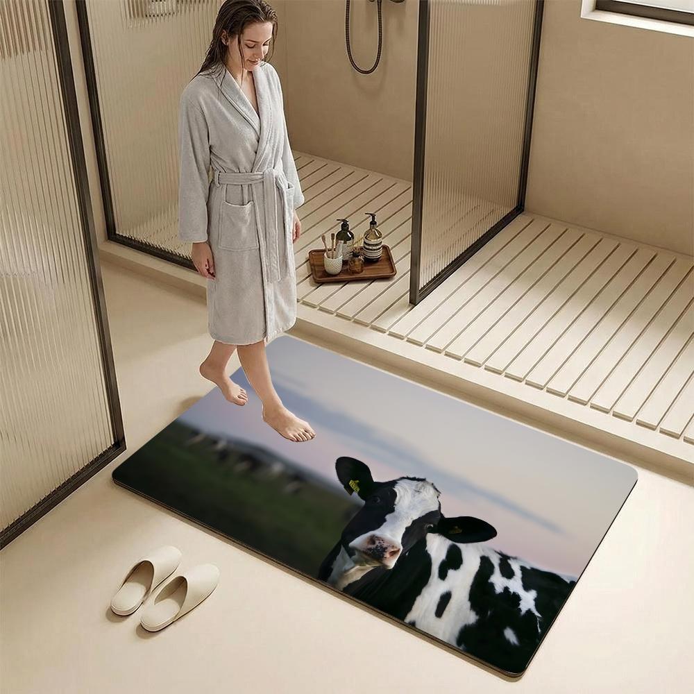 Коврик для ванной KWaii с абст – обзор и цена Cow Mat Rubber