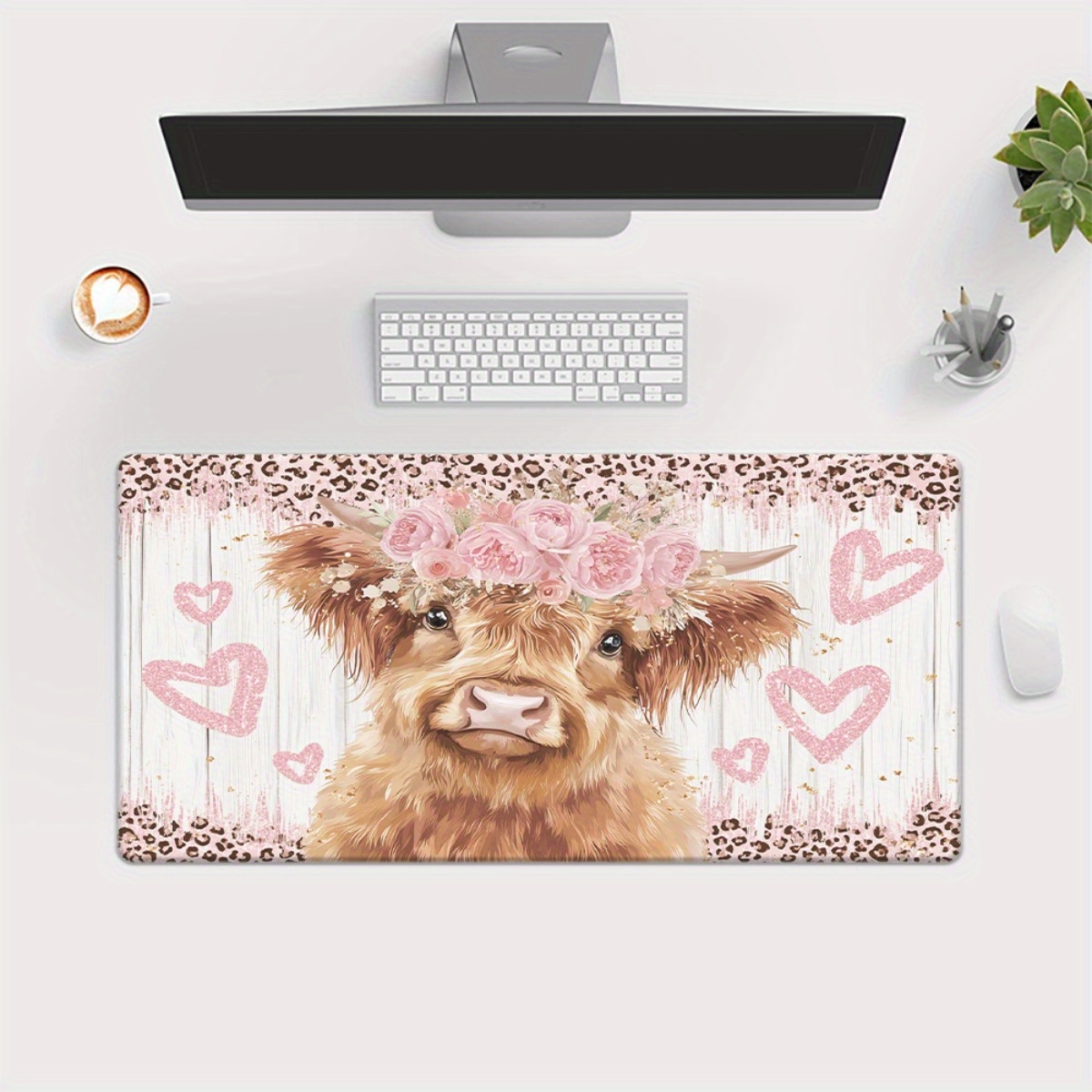 Коврик для стола Highland Cow  – обзор и цена Cow Mat Rubber