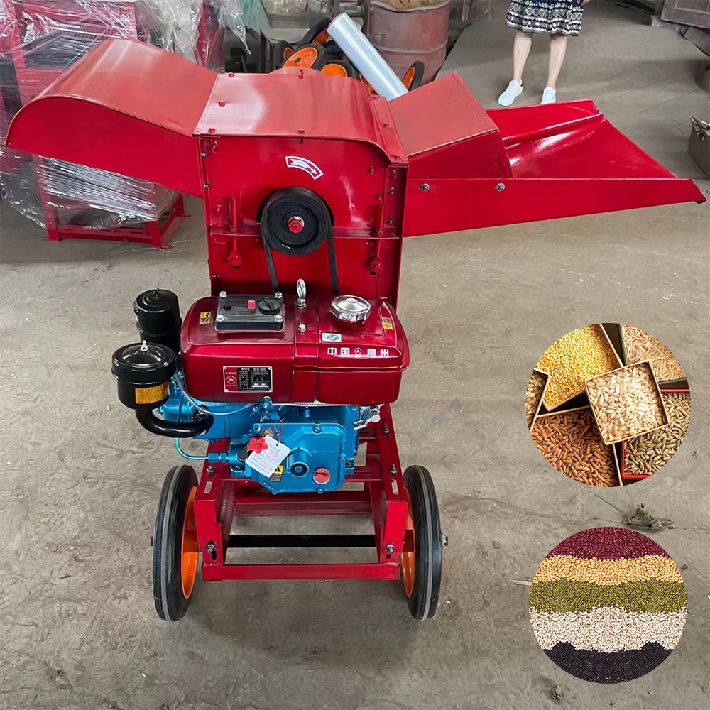 Высокоэффективная молотилка дл – обзор и цена Rice Thresher Machine