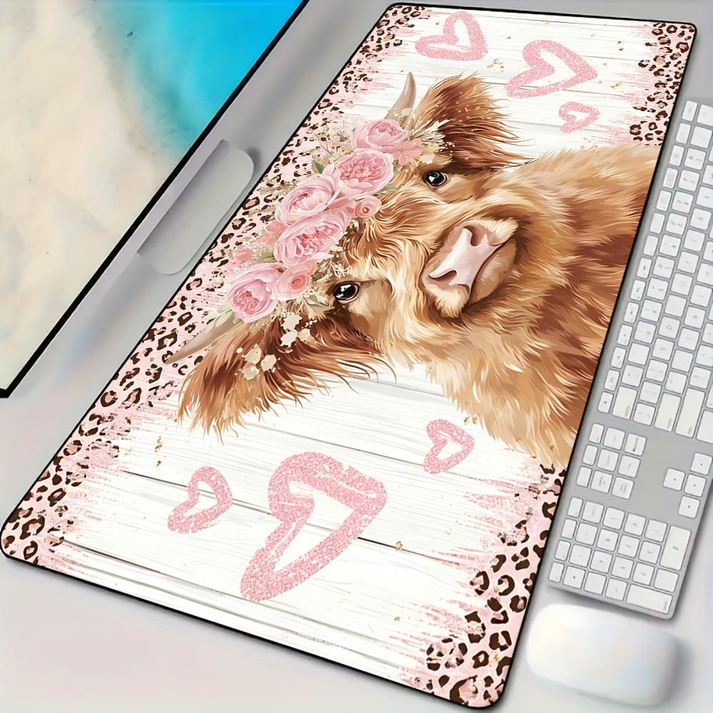 Коврик для мыши с леопардовым  – обзор и цена Cow Mat Rubber