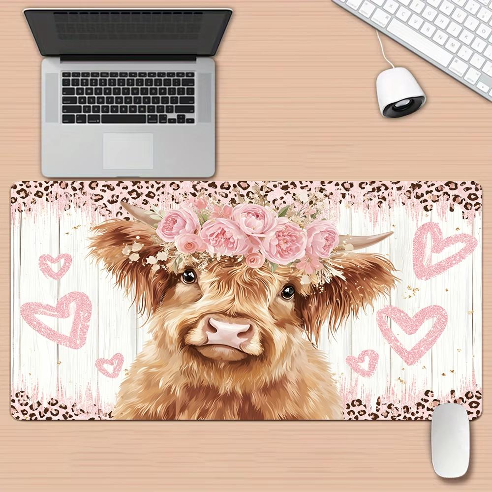 Коврик для мыши с леопардовым  – обзор и цена Cow Mat Rubber