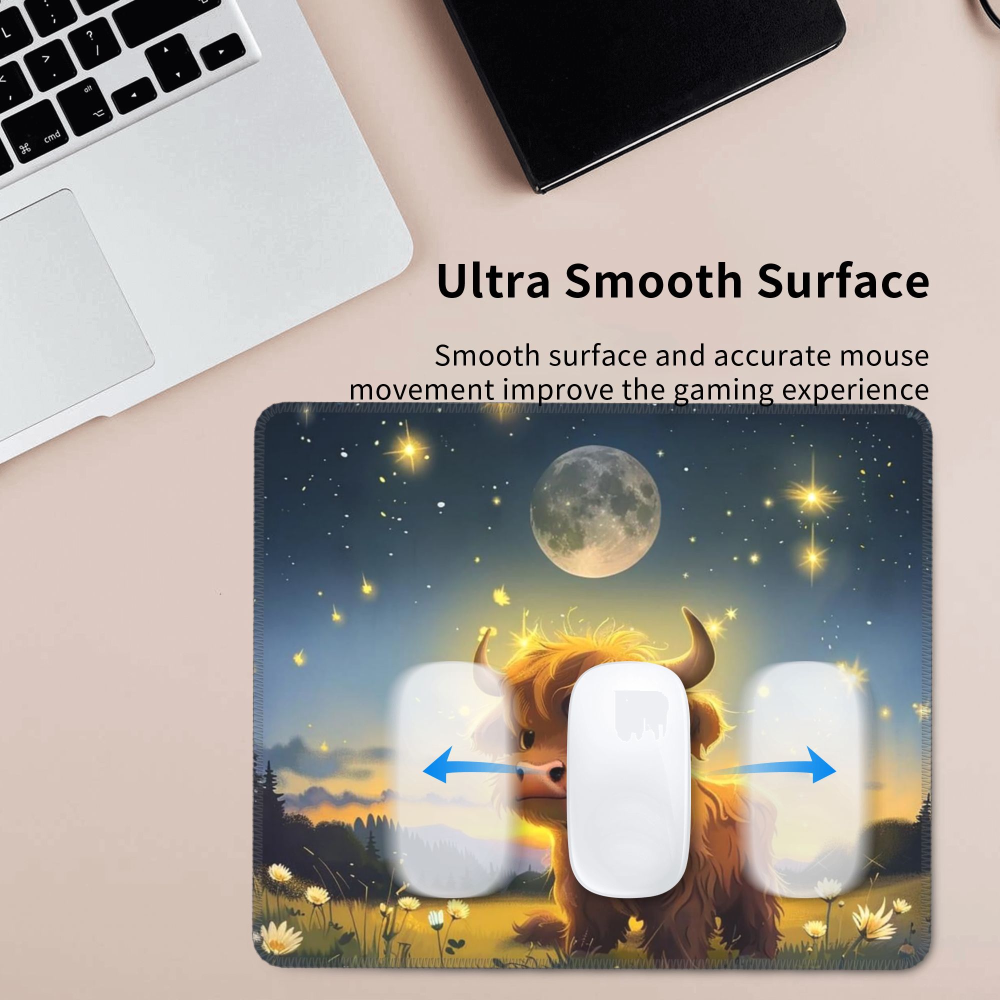 Коврик для мыши с изображением – обзор и цена Cow Mat Rubber